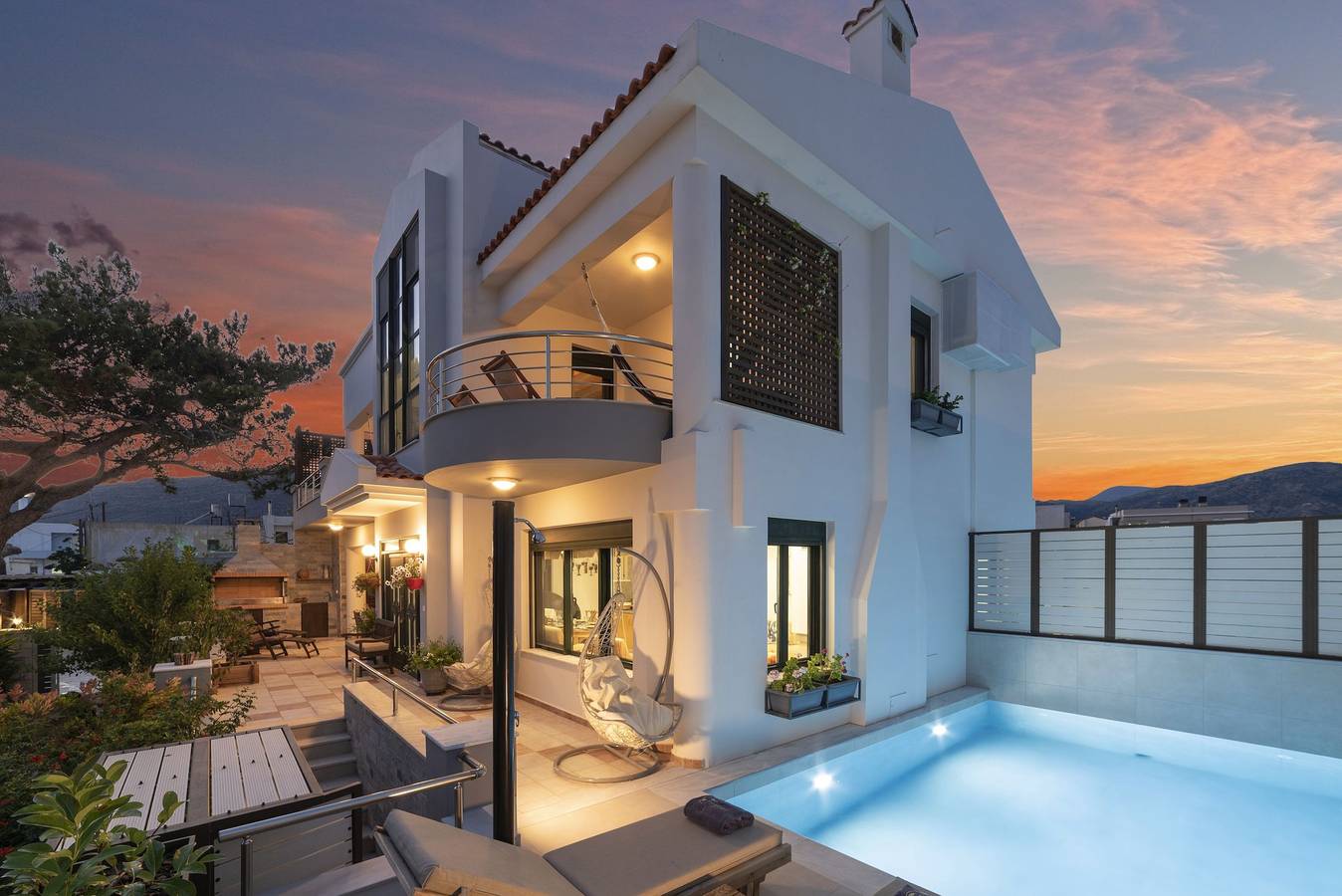 Villa für 15 Personen mit Garten in Koutsouras, Lasithi