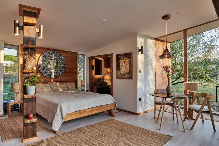 Dom dla 2 osób, z widok i widok na jezioro oraz sauna i ogród, zwierzęta dozwolone w Węgry