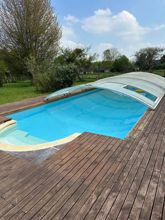 Location de vacances pour 10 personnes, avec piscine ainsi que vue et jardin, animaux acceptés dans Mesnil-en-Ouche - 4