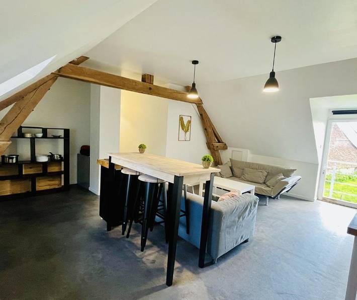 Gîte pour 4 personnes, avec jardin ainsi que terrasse et vue à Monnaie