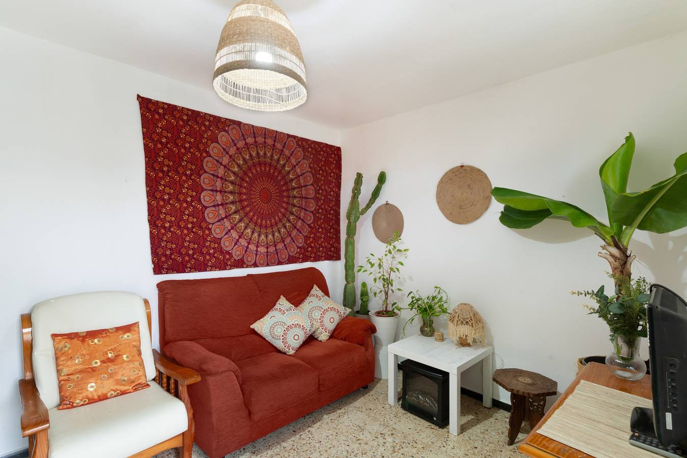 Maison de vacances 'Casa Vacacional La Finca González' avec vue sur la montagne, terrasse privée et jardin privé in El Helechal, Valsequillo de Gran Canaria