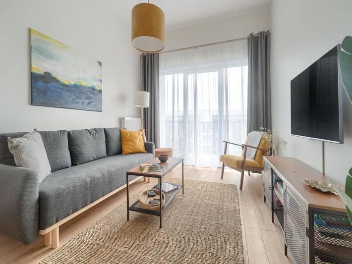 Ferienwohnung für 4 Personen, mit Balkon und Whirlpool sowie Pool und Sauna