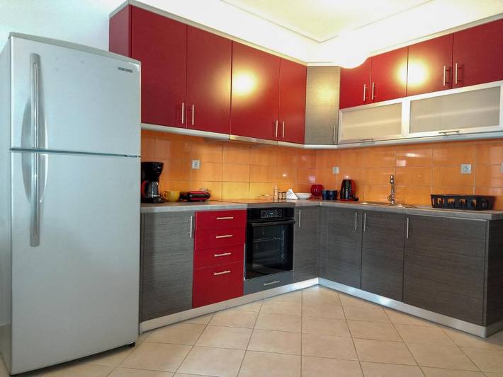 Ferienwohnung für 4 Personen, mit Balkon und Terrasse sowie Ausblick in Agios Dimitrios