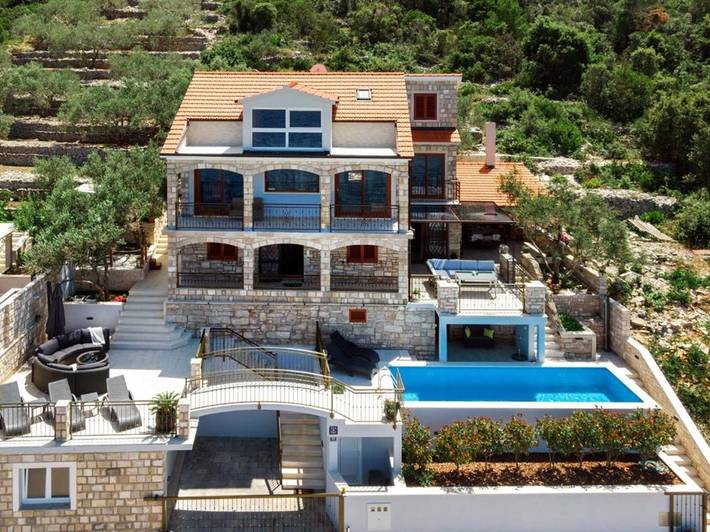 Ferienhaus für 10 Personen, mit Pool - 1