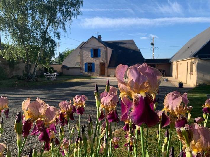 Chambre d’hôte pour 2 personnes, avec Terrasse et Jardin à Brou