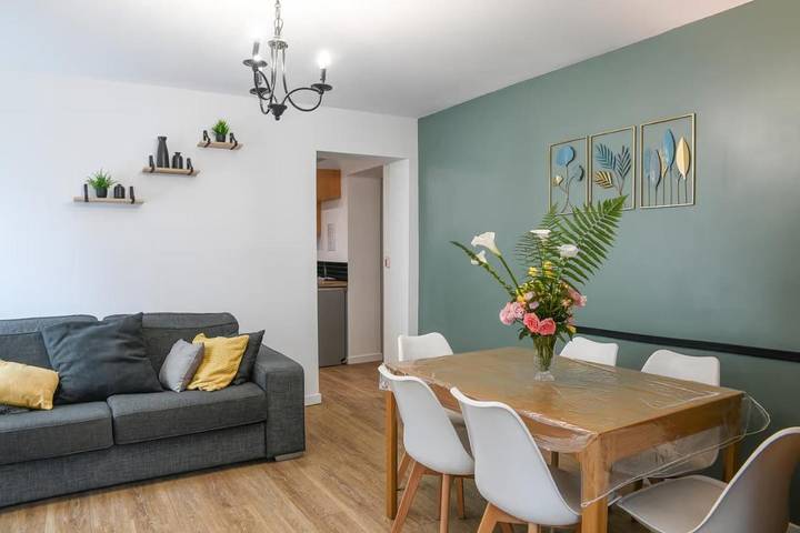 Appartement de vacances pour 6 personnes, avec vue et jardin, animaux acceptés