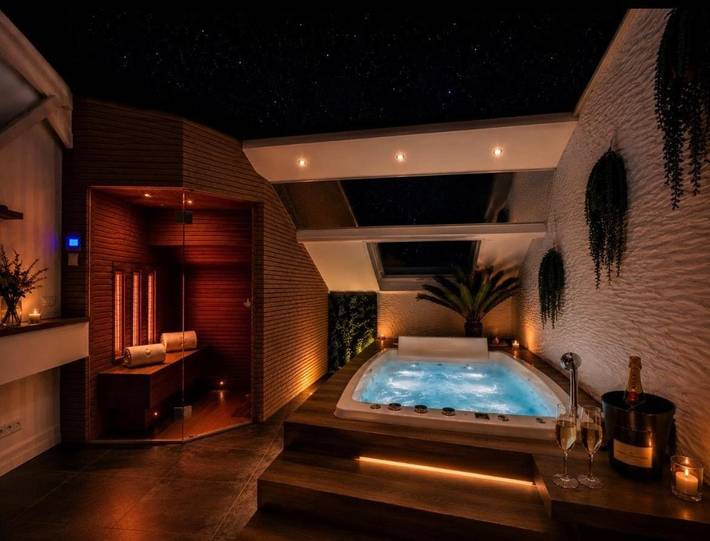 Location de vacances pour 2 personnes, avec jacuzzi et sauna à Couëron