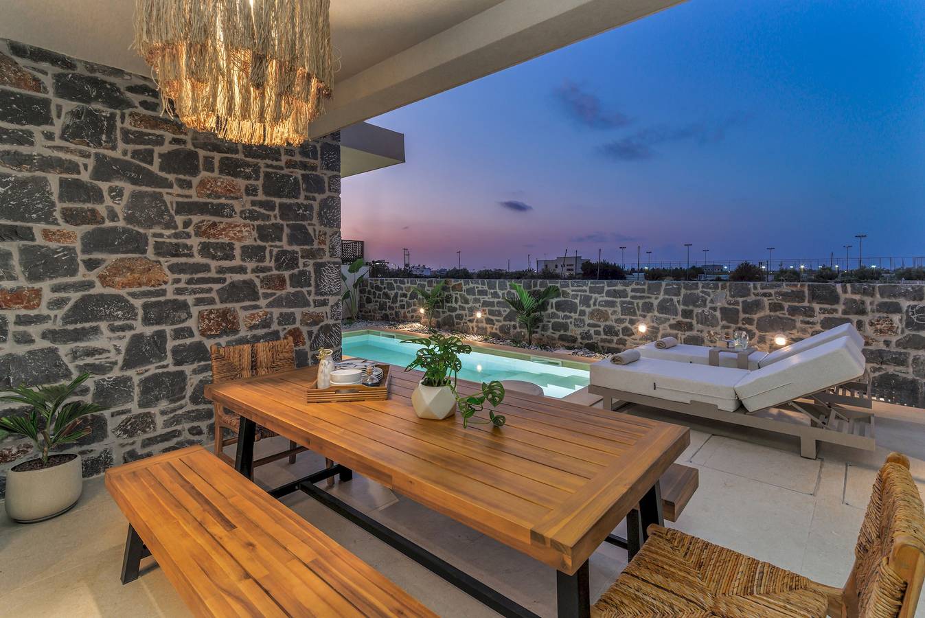 Villa für 4 Personen mit Terrasse in Malia, Iraklio-Heraklion und Umgebung