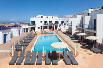 Ferienwohnung für 3 Personen, mit Pool und Terrasse sowie Kinderpool in El Cotillo