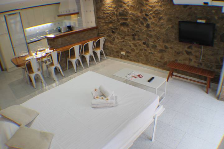 Apartamento entero, Apartamento de vacaciones para 8 personas con terraza in Roses Centre, Roses