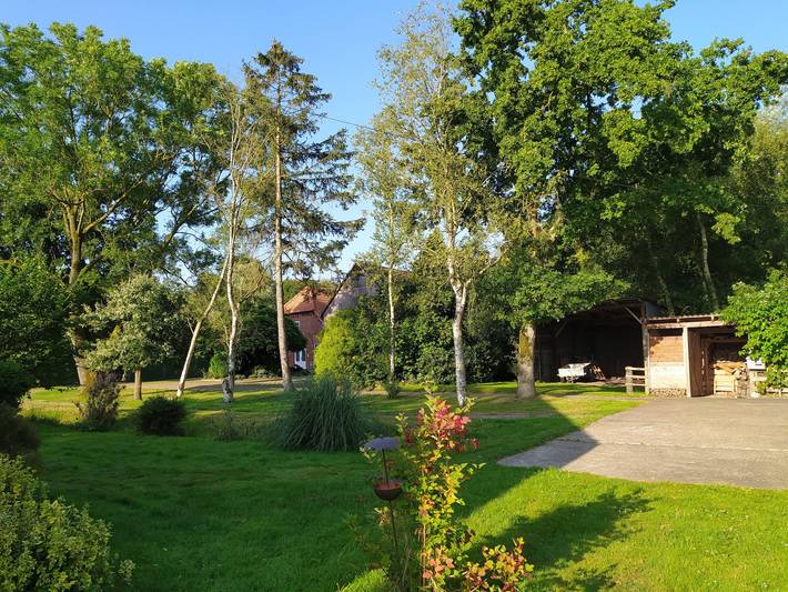 Ferienhaus für 4 Personen, mit Terrasse und Garten sowie Ausblick in Wesermarsch