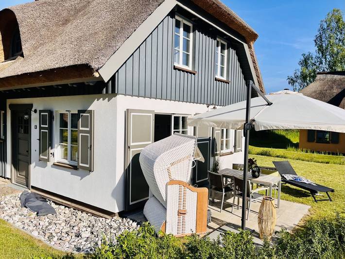 Ferienhaus für 4 Personen, mit Terrasse und Garten sowie Sauna in Klein Stresow