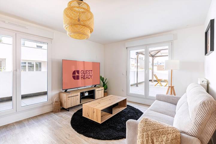 Maison de vacances pour 6 personnes, avec Balcon et Terrasse
