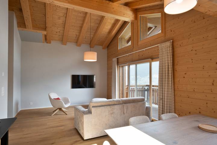 Ganze Wohnung, Dent-Blanche Resort - Wohnung 4 Zimmer in Riod, Hérémence