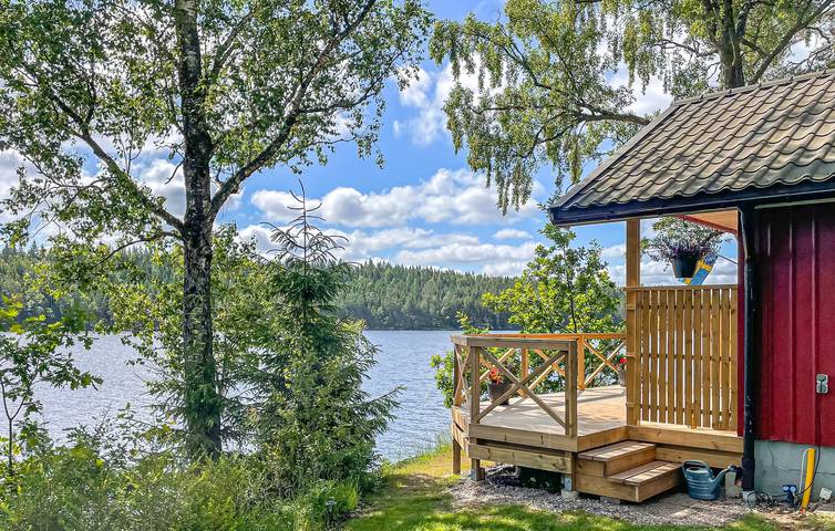 Ferienhaus für 3 Personen mit Terrasse in Borås, Västergötland