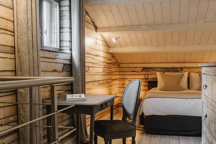 Location de vacances pour 4 personnes, avec sauna et jardin ainsi que vue et piscine à Landrais - 3