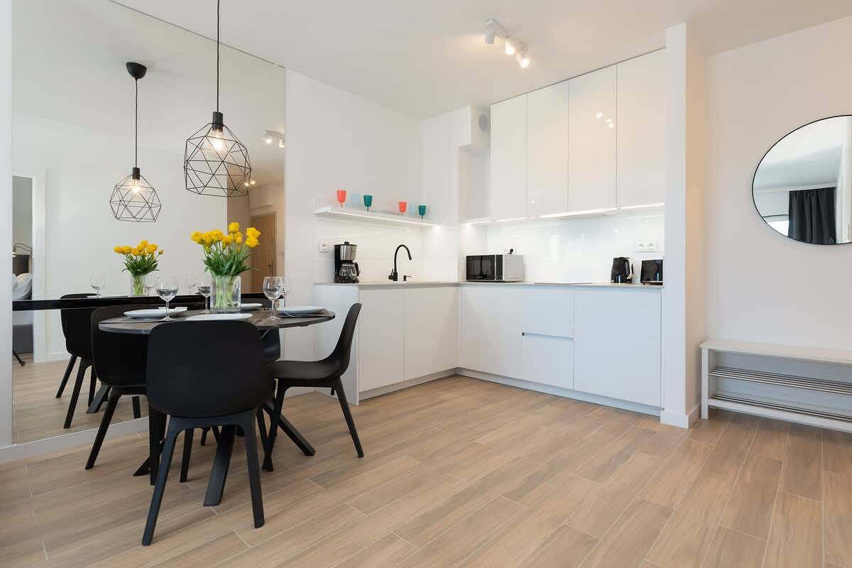 Cały apartament, Apartament wakacyjny dla 4 osób z balkon/ taras in Dziwnów, Wyspa Wolin
