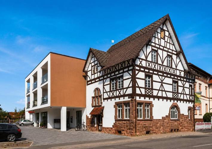 Ferienwohnung für 2 Personen, mit Balkon und Terrasse sowie Ausblick in Meißenheim
