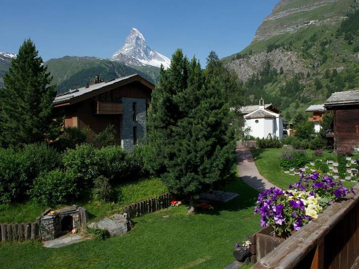 Chalet pour 8 personnes, avec jardin et jacuzzi, adapté aux familles à Zermatt - 4
