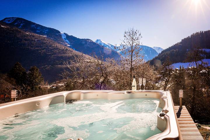 Chalet pour 10 personnes, avec balcon et jardin ainsi que jacuzzi et sauna en Haute-Savoie - 3