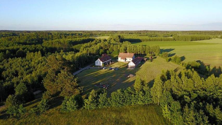 Apartament wakacyjny dla 2 osób, z ogród i widok na Mazury