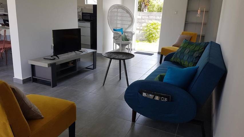 Location de vacances pour 4 personnes, avec jardin et vue dans Sainte-Rose (La Réunion)