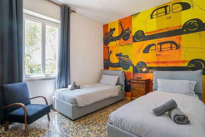 Gîte pour 6 personnes, avec vue ainsi que vue sur le lac et jardin à Maslianico - 3