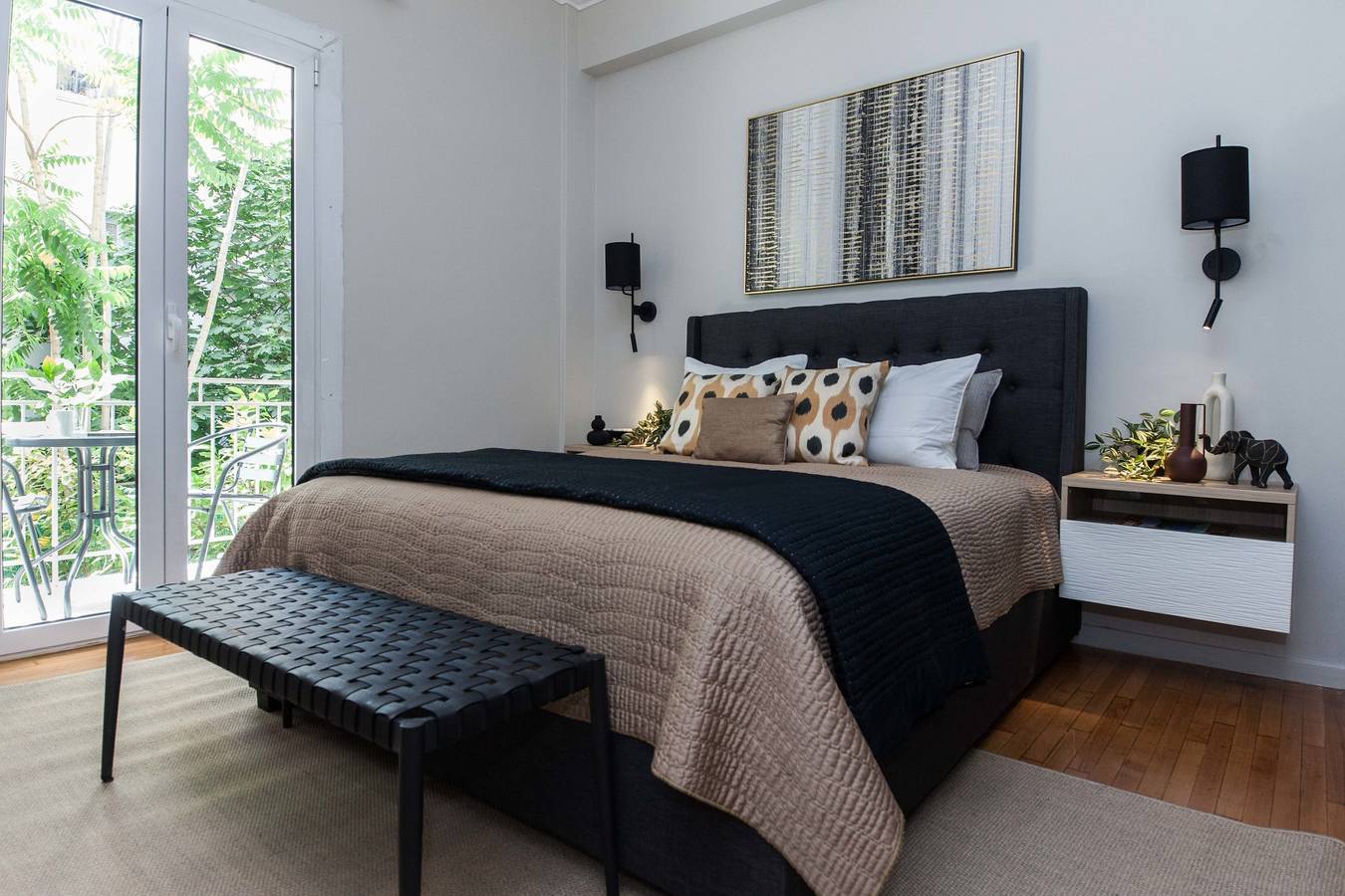 Apartamento entero, Apartamento de vacaciones para 4 personas con balcón/terraza in Sección central de Atenas, Atenas