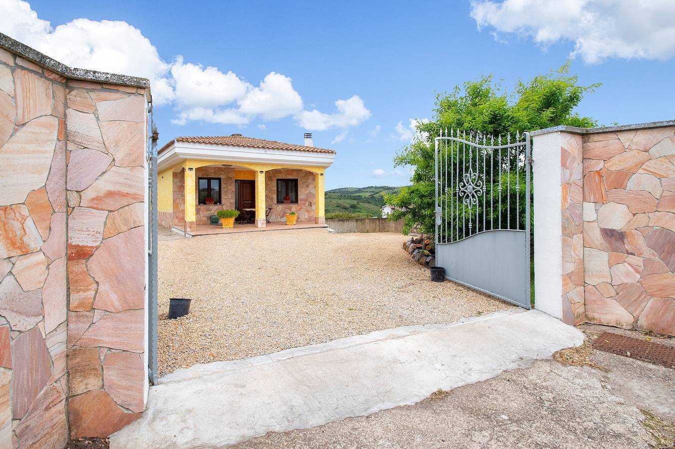 Ferienhaus 'Villa Cristina' mit Bergblick und Balkon in Tergu, Sassari Provinz