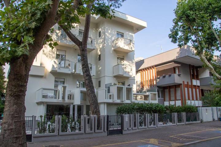 Attico per 2 persone, con Terrazza e Giardino a Rimini