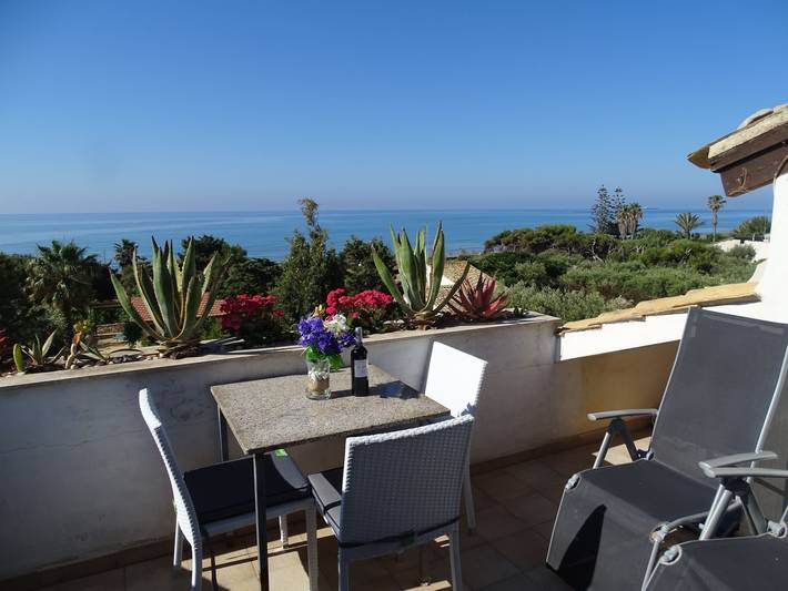 Bungalow für 3 Personen, mit Balkon und Terrasse sowie Garten