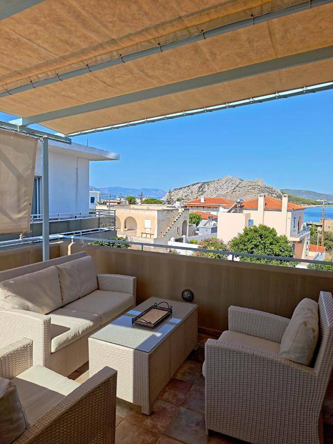 Appartement de vacances pour 5 personnes, avec Balcon ainsi que Terrasse et Vue