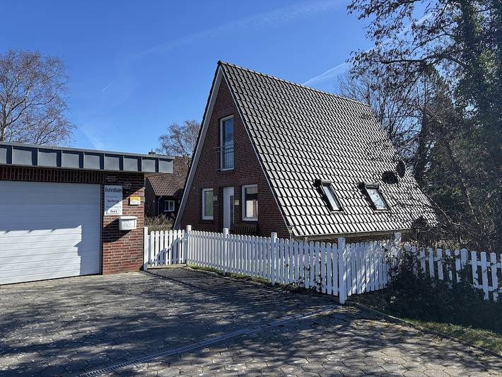Ferienhaus für 4 Personen, mit Terrasse und Garten