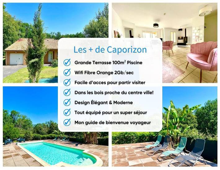 Location de vacances pour 6 personnes, avec jardin et piscine, animaux acceptés à Notre-Dame-de-Sanilhac - 3