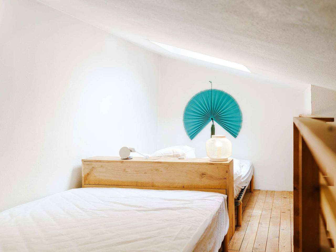 Ganze Wohnung, Renoviertes, klimatisiertes T2 Mezzanine - nahe Strand Chalets, 6 Pers, Gratis Parken, Wlan möglich in Plage des Chalets, Gruissan