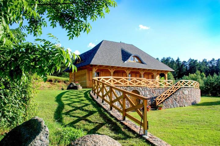 Ferienhaus für 4 Personen, mit Pool und Ausblick sowie Seeblick und Garten - 1