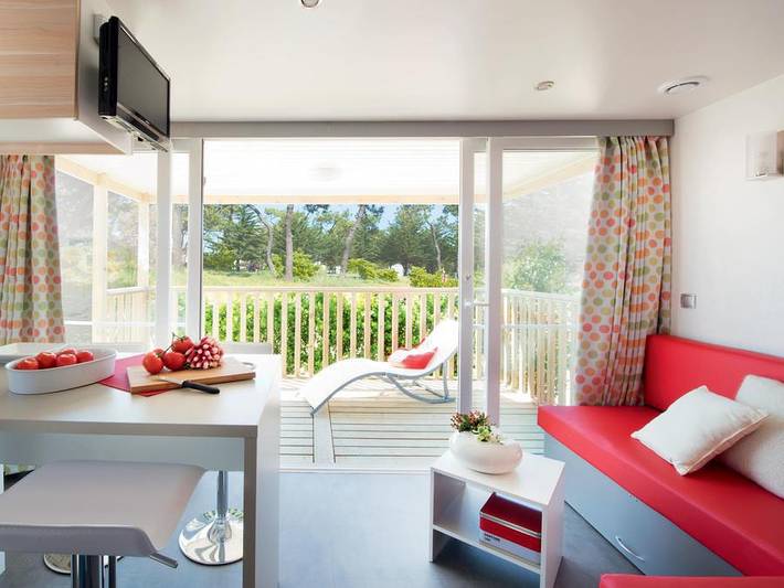 Flower Camping Vitamin - Mobilheim 4 personen - Ohara Face Comfort in Saint-Aubin-sur-Scie, Dieppe und Umgebung