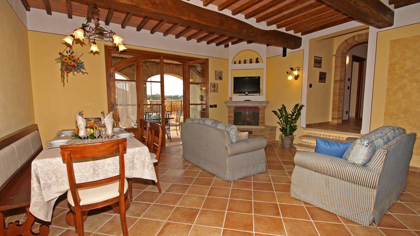 Location de vacances pour 12 personnes, avec jardin et jacuzzi, animaux acceptés à Montepulciano - 4