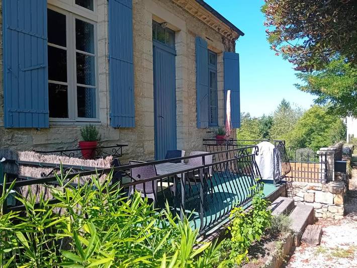 Maison de vacances pour 4 personnes, avec terrasse et vue