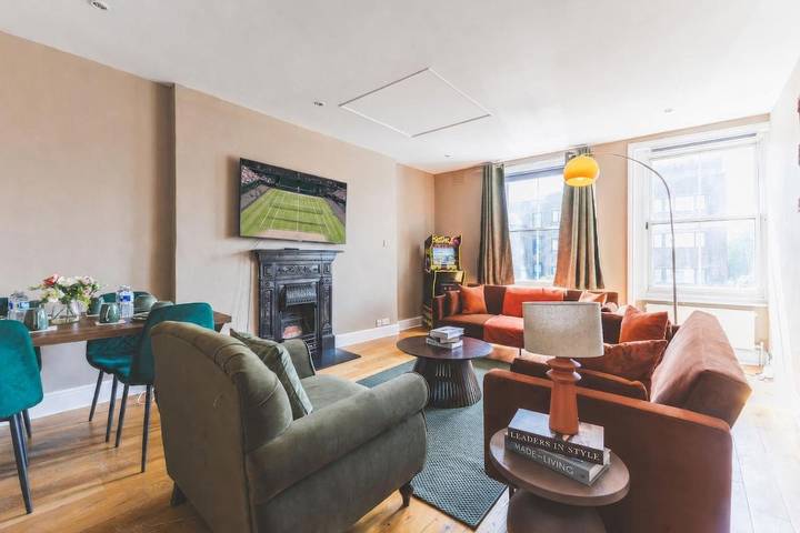 Apartamento para 6 personas, con Balcón y Jacuzzi además de Terraza y Jardín en Kensington y Chelsea