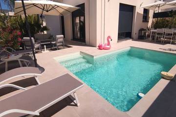 Cottage pour 6 personnes, avec jardin à Villeneuve-de-la-Raho