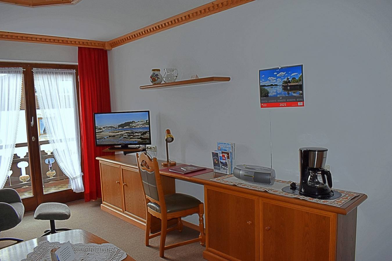 Ganze Ferienwohnung, Gästehaus Bergfrieden, Ferienwohnung Eva in Bad Bayersoien, Romantische Straße