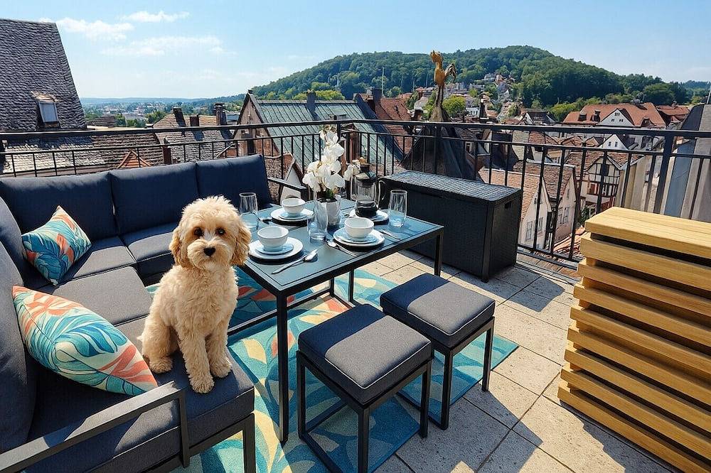 Ganze Wohnung, Elapart by Homely Stay - Loft mit Dachterrasse in Bad Kissingen, Rhön-Bayern