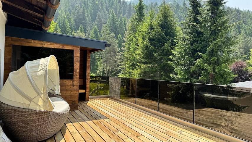 Ferienwohnung für 4 Personen, mit Sauna und Balkon in Leutasch