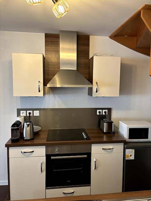 Gîte pour 4 personnes, avec vue sur le lac ainsi que terrasse et vue dans Plage Champ de l'Eau - 4