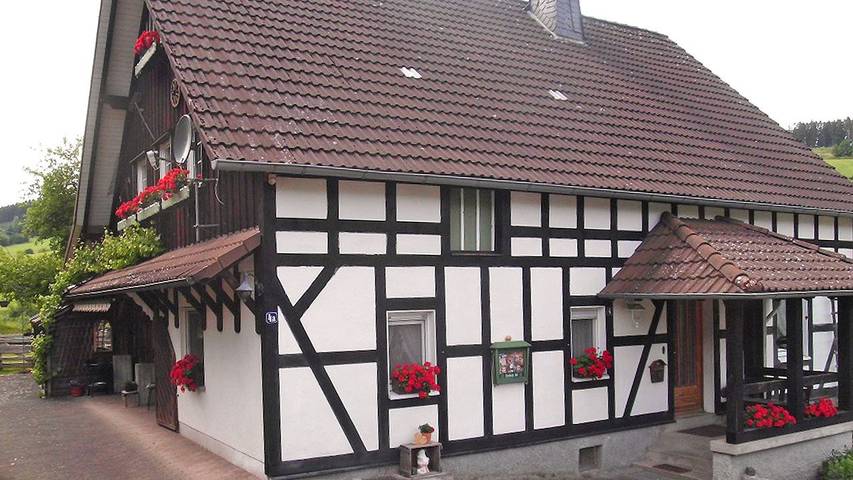 Vakantiewoning voor 3 personen, met balkon/terras en terras, met huisdier aan de Biggesee