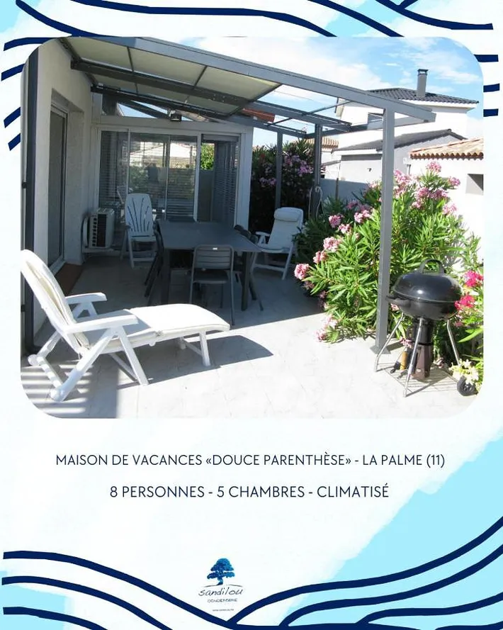 Maison de vacances pour 8 personnes, avec jardin et terrasse, animaux acceptés - 1
