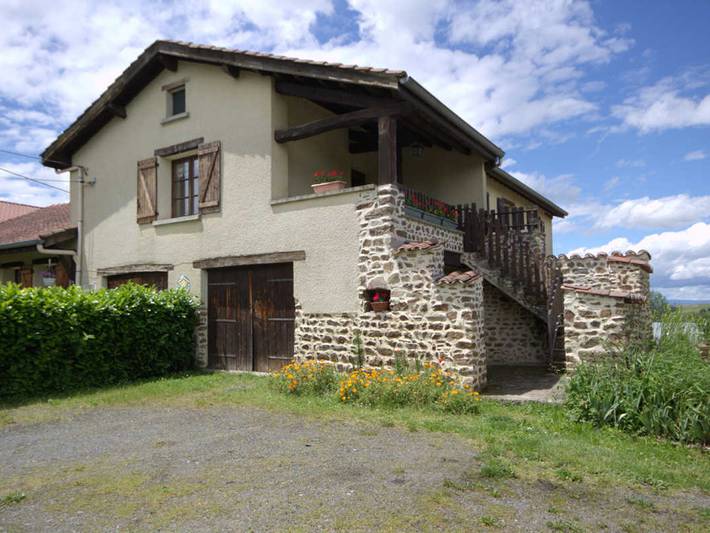 Gîte pour 6 personnes, avec Balcon ainsi que Terrasse et Jardin