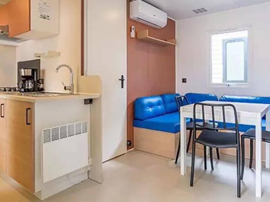 Camping Cambrils Caban - Casa mobile 6 persone - Comfort | 3 Camere da letto | 6 Persone | Terrazza rialzata | Aria condizionata in Vilafortuny, Cambrils