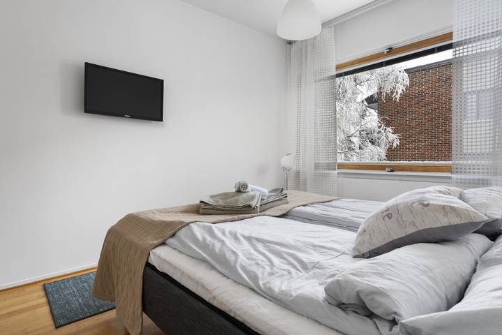 Ganze Wohnung, Ferienwohnung für 8 Personen mit Balkon in Rovaniemi, Lappland